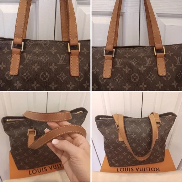 Louis Vuitton Brown Monogram Cabas Piano Tote - Picture 2 of 8